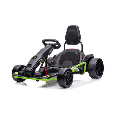 Rosso M3 ride-on Go Kart Bundle for Kids - Onyx Lime