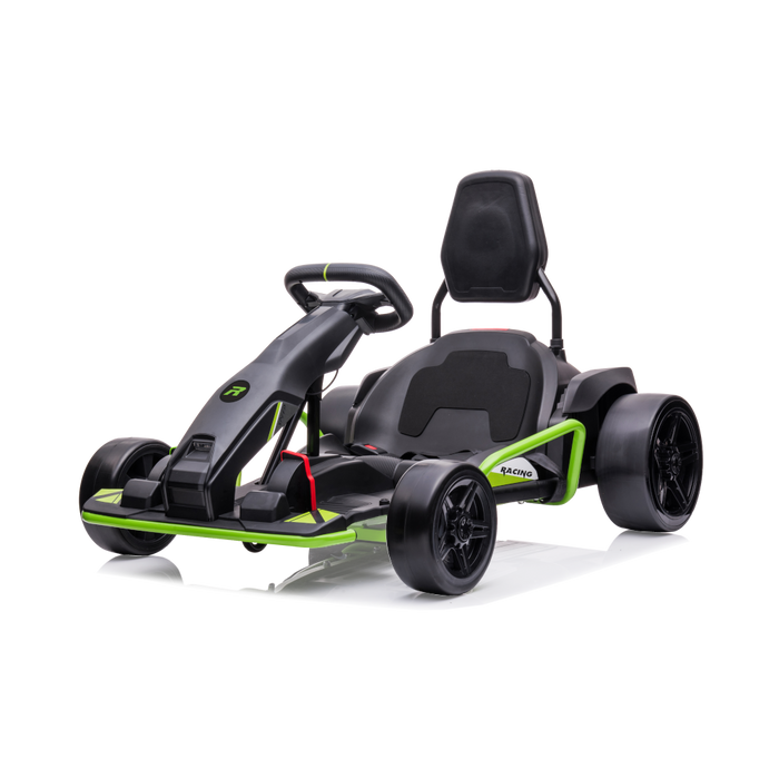 Rosso M3 ride-on Go Kart Bundle for Kids - Onyx Lime